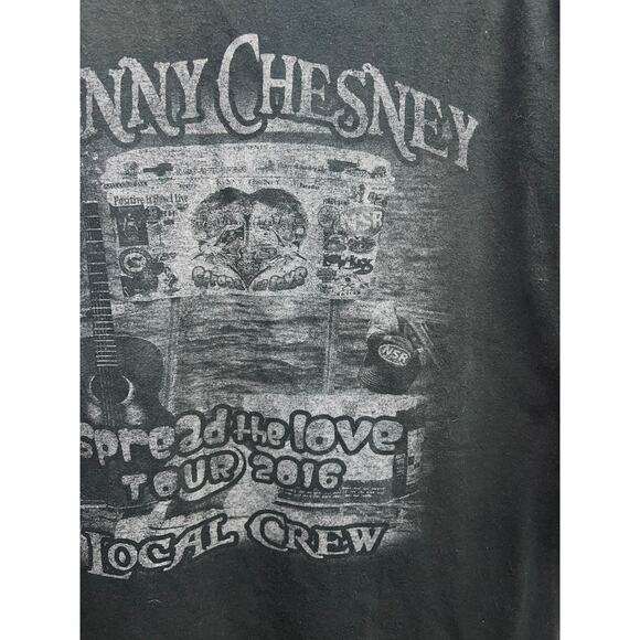 Kenny Chesney Shirt Spread The Love Tour Local Crew Concert X-Large Tee Shirt - Picture 8 of 10